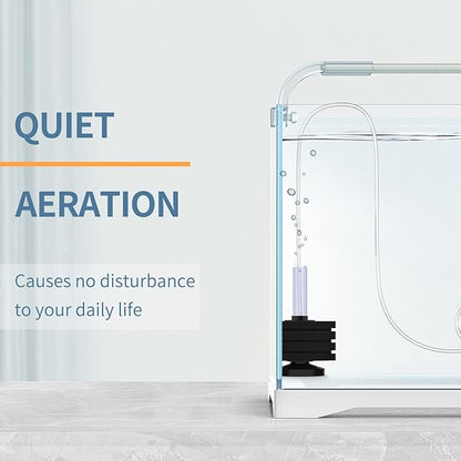Pawfly Corner Sponge Filter Nano Quiet Betta Fry Shrimp and Small Fish Bio Foam Filter for Tiny Aquariums and Fish Tanks up to 10 Gallons (Air Pump Not Included)