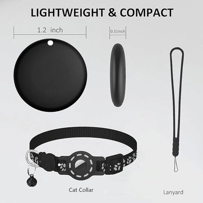 Cat Tracker Works with Android - GPS Pet Collar for Cats | No Monthly Fee | Waterproof | Replaceable Battery | Anti-Lost, Android GPS Tracker Tag, Bluetooth Smart Item Finders