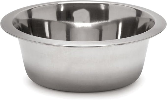 Jeffers Stainless Steel Pet Bowls – Durable, Rust Resistant, Non Toxic, Easy to Clean, Dishwasher Safe Metal Food & Water Dishes for Dogs, Cats, Puppies, Kittens, Home, Kennels, Feeding, 3 Quart 4pk