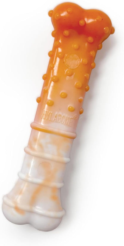 Nylabone Limited Edition 70th Birthday Textured Bone Power Chew Toy for Dogs, Durable & Tough Dog Toys for Aggressive Chewers, Roasted Chicken Flavor, X-Small Dogs - Up to 15 lbs (1 Count)
