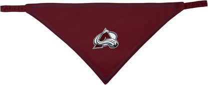 Pets First NHL Colorado Avalanche TIE Bandana, Size Large/X-Large. Dog Bandana Scarf Bib for Pet Cat Dog. The Ultimate Game-Day, Party Bandana