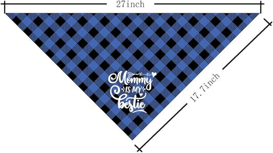 Dog Bandana, My Dad is My Hero, Dogs Scarf Classical Printing, Dogs Scarf Accessories, Doggy Kerchief Pet Kerchief, Christmas Birthday Thanksgiving Doggy Gift D03