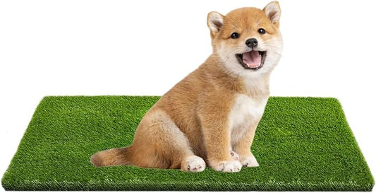 Artificial Grass, Professional Dog Grass Mat, Potty Training Rug and Replacement Turf Outdoor Rug Patio Lawn Decoration, Easy to Clean with Drainage (39.4 x 19.7 inch)