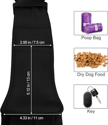 PETLOFT Reversible Dog Cat Sling Carrier, Small Dog Carrier, Adjustable Dog Sling, Hands Free Cross Body Carrier with Collar Hook for Dog/Cat/Bunny up to 11lb, Black
