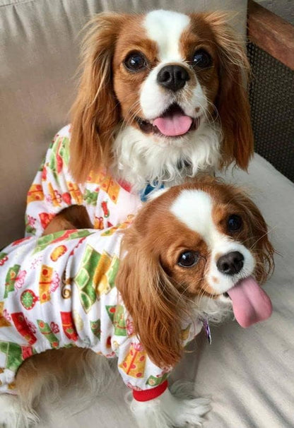 CuteBone Small Dogs Christmas Outfit Soft Puppy Onesies Pjs Dog Pajamas Pet Coat Cat Apparel Comfy Doggie Jumpsuit Bodysuit for All Seasons - Image 4