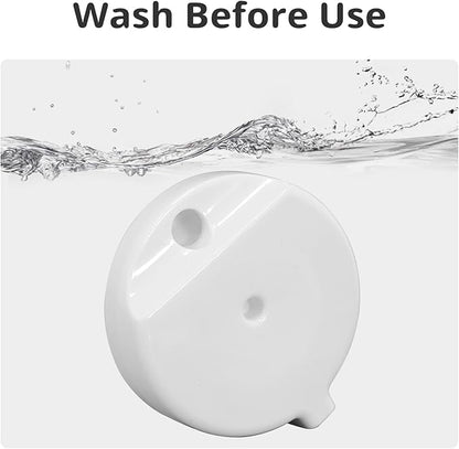 Gravity Pet Water Fountain Filters, Automatic Pet Waterer Replacement Filters for 3.6L/4.6L/6L/8L Dog Water Dispenser(4 Filters with 1Brush)