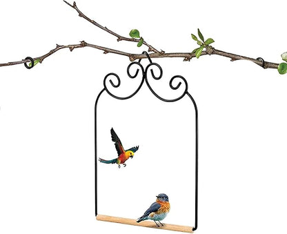 Outdoor Home-X Hummingbird Swing. Metal Frame Hummingbird Swing with Wooden Dowel, Model: SH723, Garden Store, Repair & Hardware