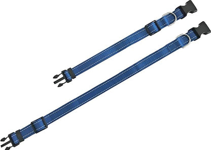 Adjustable Nylon Dog Collar, Reflective Collar 1 Inch 3/4 Inch 5/8 Inch Wide, for Large Medium Small Dogs