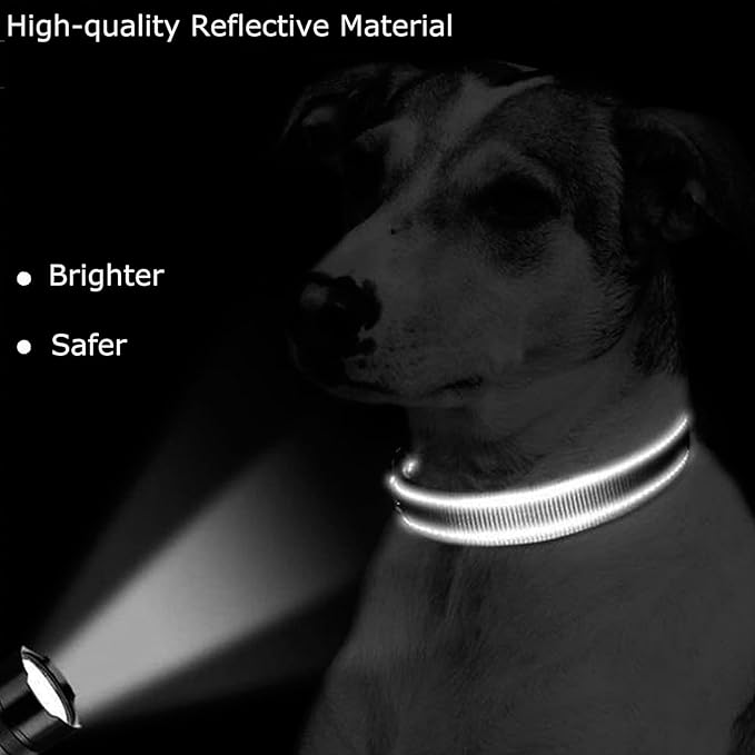Roses&Poetry Reflective Dog Collar with Gradient Mistyrose, Adjustable Durable Pet Collars for Small Medium Large Dogs (Mistyrose-XS)