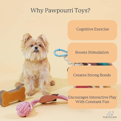 Natural Jute Dog Chew Toy – Lion Shape, Tough & Durable Puppy Teething Toy, Safe Eco-Friendly Chew, Interactive Training & Play Toy for Small, Medium & Large Dogs