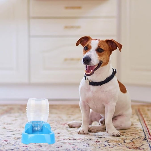 POPETPOP Automatic Pet Feeder, Plastic, Suitable for Cats and Dogs, Multiple Pets