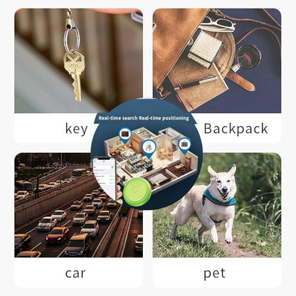 youyeetoo Smart Tag Tracker for iOS[Only] FindMy & AirTag Case Compatible IP65 Waterproof, Pets, Outdoor Activities,Tile Tracker, cat Tracker, Moto tag, Tracker Device for Vehicles