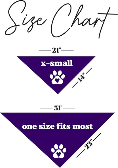 Do Not Pet Dog Bandana (Purple, OS 157)