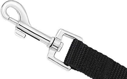 AmaGood Dog/Puppy Obedience Recall Training Agility Lead-15 ft 20 ft 30 ft 50 ft Long Leash-for Dog Training,Tie Out,Play,Safety,Camping (15 feet, Black)