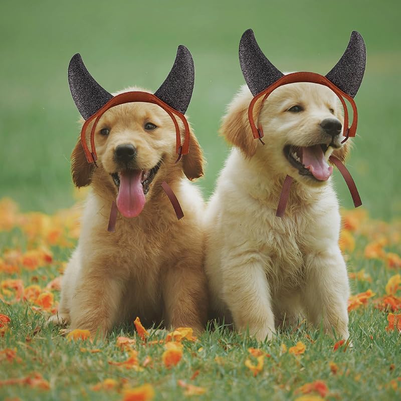 Devil Horns Headband for Cats & Dogs - Halloween & Christmas Pet Accessories - Image 5