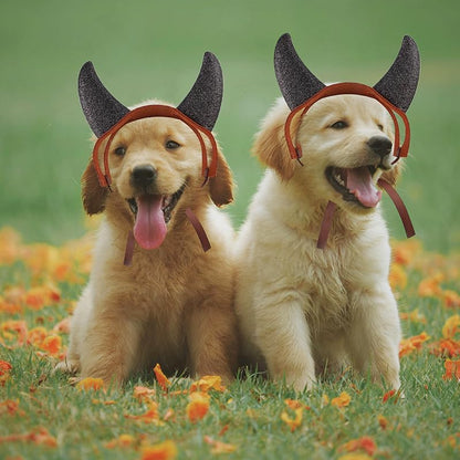 Devil Horns Headband for Cats & Dogs - Halloween & Christmas Pet Accessories - Image 5