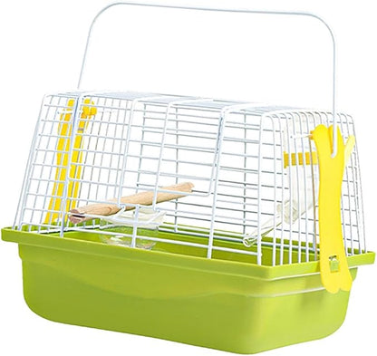 Bird Cage Birdcage Travel Portable Stand Cage Pet House with Carry Handle for Parrot Finches Cockatiel Small Animals Parakeet