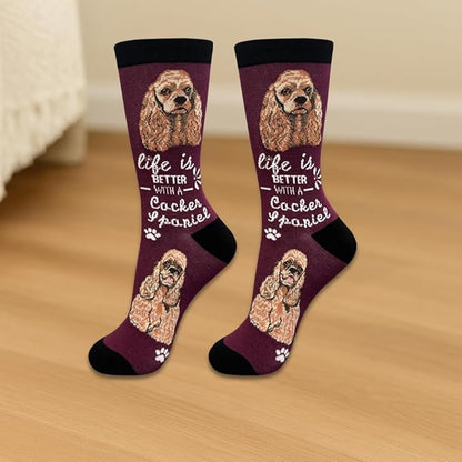 E&S Pets Pet Lover Socks - Dog & Cat Socks - Unisex Novelty Gifts