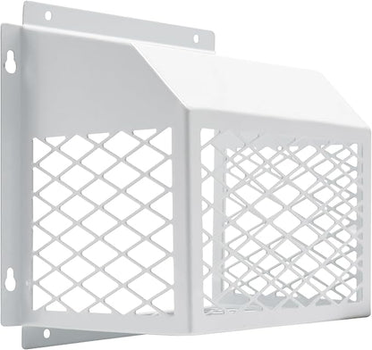 Universal Dryer Exhaust Guard Vent Cover Outside, 7"x7"x5" Heavy Futy Ventilation Bird Cage to Prevents Birds and Rodents from Entering Exhaust for Most 3" to 4" Bathroom Exhaust Ventilation Fan