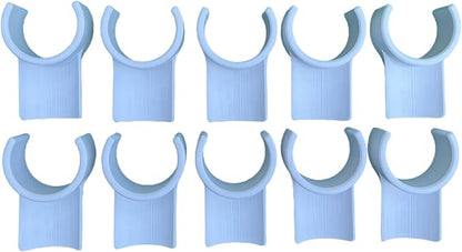 3/4" Jump Cups-Dog Agility Equipment-Set of Ten fits Factory Labeled 3/4" PVC Pipe. See Description Prior to Ordering
