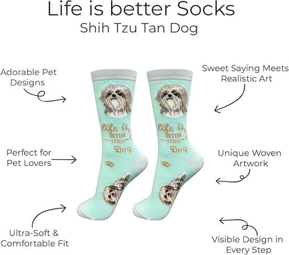 E&S Pets Pet Lover Socks - Dog & Cat Socks - Unisex Novelty Gifts