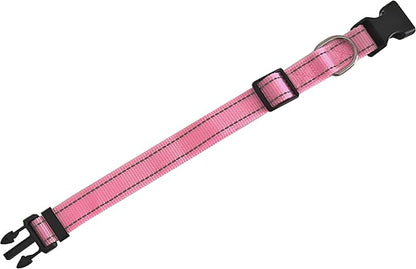 Adjustable Nylon Dog Collar, Reflective Collar 1 Inch 3/4 Inch 5/8 Inch Wide, for Large Medium Small Dogs