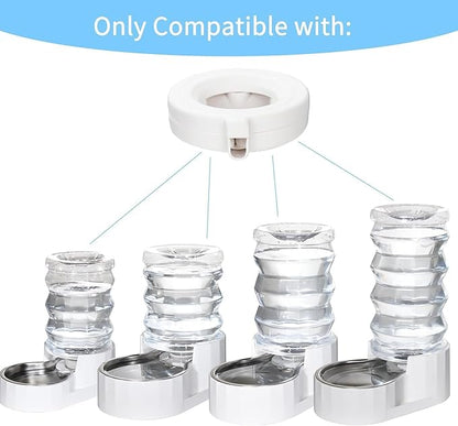 RIZZARI Water Dispenser Replacement Filters: Official Genuine Product 4 Pack Replacement Filters for Automatic Pet Waterer - Triple Filtration System