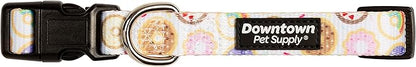 Downtown Pet Supply - Best & Fancy Dog Collar - Lightweight Adjustable with Quick Buckle & D-Ring - Hand Wash Safe - Donut - L - Large