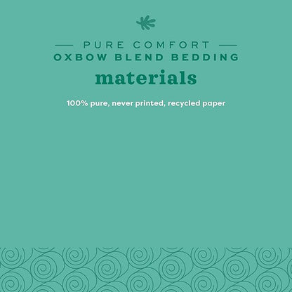 Oxbow Pure Comfort Bedding, Rabbit, Hamster, & Guinea Pig Bedding, Bunny Supplies for Litter Box, Pet Safe, Bunny Litter Box, Guinea Pig Cage, 99.9% Non-Dust, Blended, 178 Liter Bag