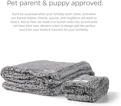 Pet Parents Premium Pet Blanket - Water Resistant, Perfect for Crates, Calming, Large, Medium, Small Dogs & Puppies - Color: Chocolate, Size: 24x32