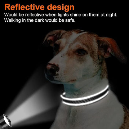 Joytale Reflective Dog Collar,Soft Neoprene Padded Breathable Nylon Pet Collar Adjustable for Puppy and Small Dogs,Black,XS
