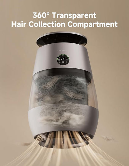 ‌Dreame Pet Air Purifier, Cleans 5,386 ft² in One Hour, 1,346 ft² for Home Large Room, NeverChange 5.4-Year Filters for Odor Purification, 360° Visual Collection of Hair, ‌Pet-Friendly Design, Gold