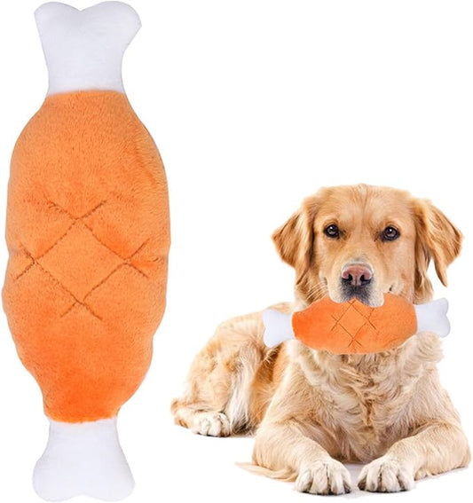 Aggressive Chew Toys for Large Dogs, Soft Durable Fabric Indestructible Small Dog Toy,Interactive Funny Plush Heavy Duty Dog Toy for Small Medium Breeds Anxiety Relief Teething Playing Home Puppy