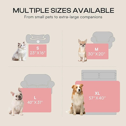 Luciphia Soft 300GSM Fleece Pet Blanket for Small Medium Large Dogs Washable 3D Textured Flannel Cat Puppy Decorative Furniture Protector Throw Durable Pink, M(30''x20'')
