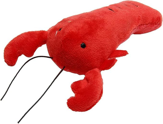 Dog Lobster Chew Toy Multi-Shape Comfortable to Touch Plush Cats Chew Stuffed Toy for Pet No Stuffing Crinkle Plush Dog Toys for Puppy Teething Dogs Training and Reduce Boredom