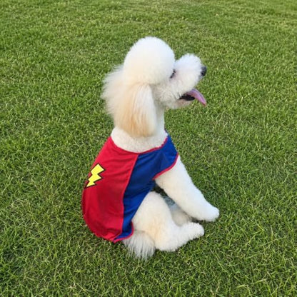 Mighty Supa Man Pet Halloween Costume with Cape - Medium Breed Dog Funny Clothes Outfit Apparel (2X-Large) - Image 7