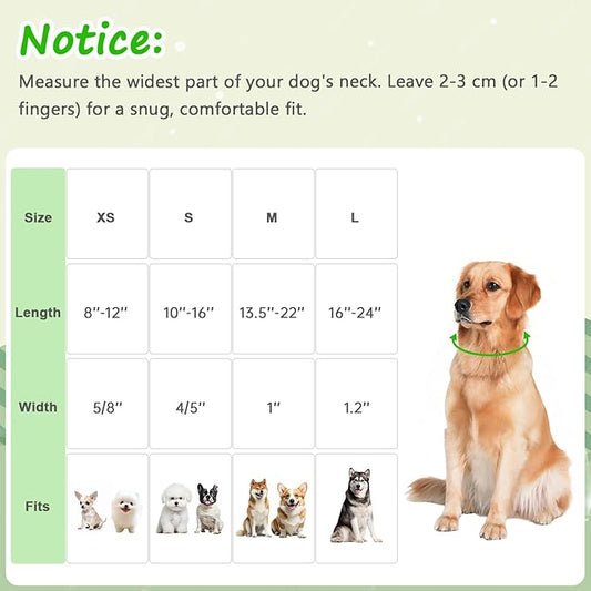 Dinosaur Dog Collar，Green with Multicolor Dino Pattern Handmade Cotton Collar for Small Medium Large Dogs, Adjustable & Comfortable Puppy Collar for Daily Walks, Park Adventures or Photos-XS