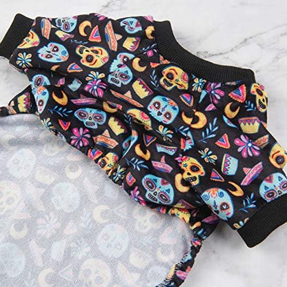 CuteBone Small Dogs Outfit Soft Puppy Onesies Pjs Dog Pajamas Pet Coat Cat Apparel Comfy Doggie Jumpsuit Bodysuit for All Seasons - Image 2