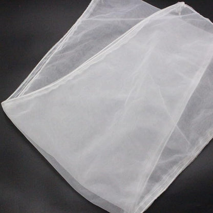 Bird Cage Seed Catcher, Large Airy Gauze Seeds Bird Cage Cover Guard Adjustable Bird Cage Cover Birdcage Seed Feather Catcher Universal Birdcage Parrot Bird Nylon Mesh Net Cover(L-118x16 in, White)