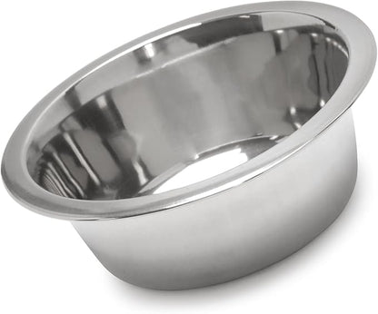 Jeffers Stainless Steel Pet Bowls – Durable, Rust Resistant, Non Toxic, Easy to Clean, Dishwasher Safe Metal Food & Water Dishes for Dogs, Cats, Puppies, Kittens, Home, Kennels, Feeding, 3 Quart 4pk
