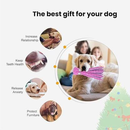 2025 New Upgrade Interactive Chew Pet Toy No Stuffing Bite-Resistant Squeaky Perfect for Puppies, Small and Medium Dogs (1pc Green)