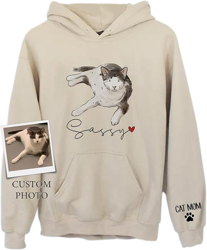 CHIARA CONTI11 Custom Dog Hoodie, Custom Pet Gifts, Custom Dog Shirt, Custom Dog Sweatshirt, Valentine's Day Gift