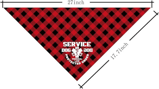 Dog Bandana, Therapy Dog Please Pet Me with, Dogs Scarf Classical Printing, Dogs Scarf Accessories, Doggy Kerchief Pet Kerchief, Christmas Birthday Thanksgiving Doggy Gift A09