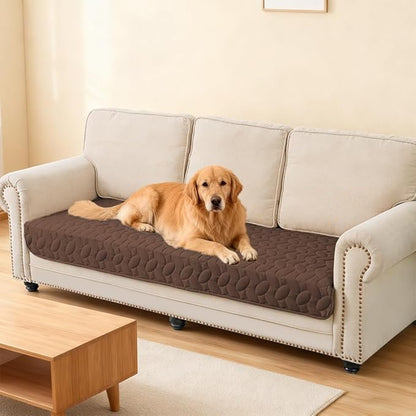 Ameritex Pet Bed Cover Dog Bed Blanket for Sofa and Furniture Waterproof New Pattern Design (30x70 Inch, Chocolate)