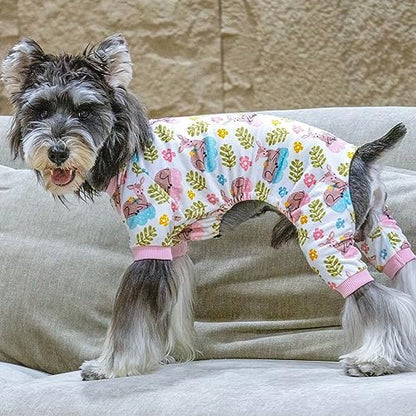 CuteBone Small Dogs Outfit Soft Puppy Onesies Pjs Dog Pajamas Pet Coat Cat Apparel Comfy Doggie Jumpsuit Bodysuit for All Seasons - Image 4