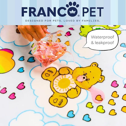 Franco Pet Care Bears XL Oversized Super Soft Cozy Waterproof Sherpa-Backed Blanket Throw for Large Dogs, Couch/Bed/Car, 60x80 (Officially Licensed Product)