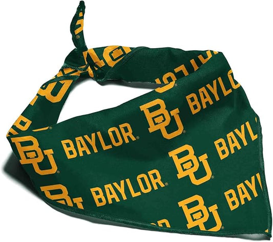 Baylor Bears Officially Licensed Bandana for Dogs and Cats | Fits Pets Great Gift Idea | Easy-to-Tie (Small, 13")
