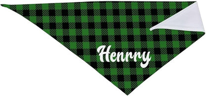 Custom Pet Scarf Personalized Dog Bandana with Name Personalized Add Your Text Bibs Triangle Head Scarfs Gift for Small Medium Large Dogs Cats Baby Puppy Pets Accessories