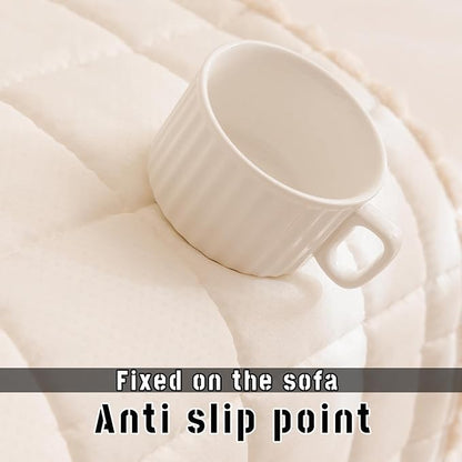 Sofa Cover Fuzzy Couch Cover for Pet, Couch Covers for Dogs Washable Non-Slip Sofa Slipcover Cushion Protector Pets Friendly Mat Bed