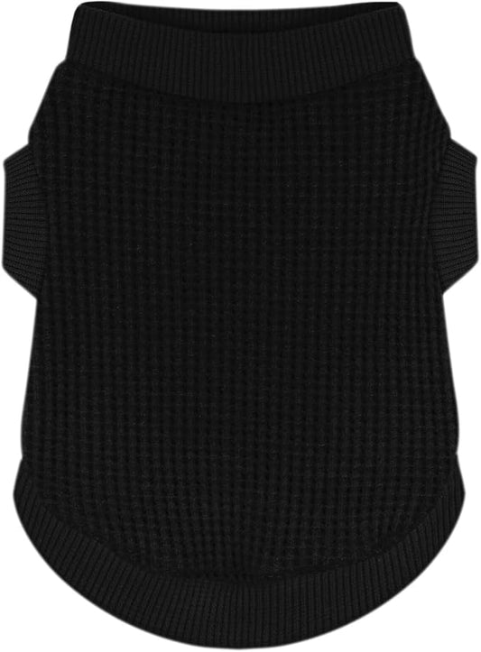 Cozy and Functional Dog Shirts for Small Puppies: Stretchable Black Attire with Easy-On Design, Ideal for Chihuahuas and Yorkies - Enhance Comfort and Playfulness on Chill Days X-Small